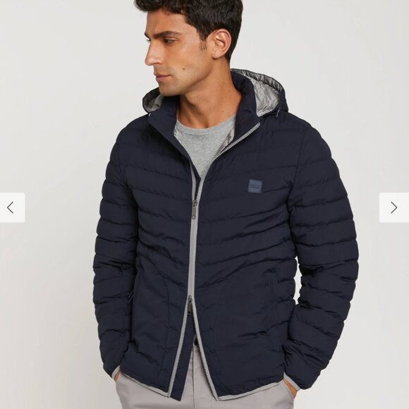 Sacoor Brothers Recycled Light-Down Mens Jacket Bright Blue size Medium - Picture 1 of 4